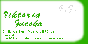 viktoria fucsko business card